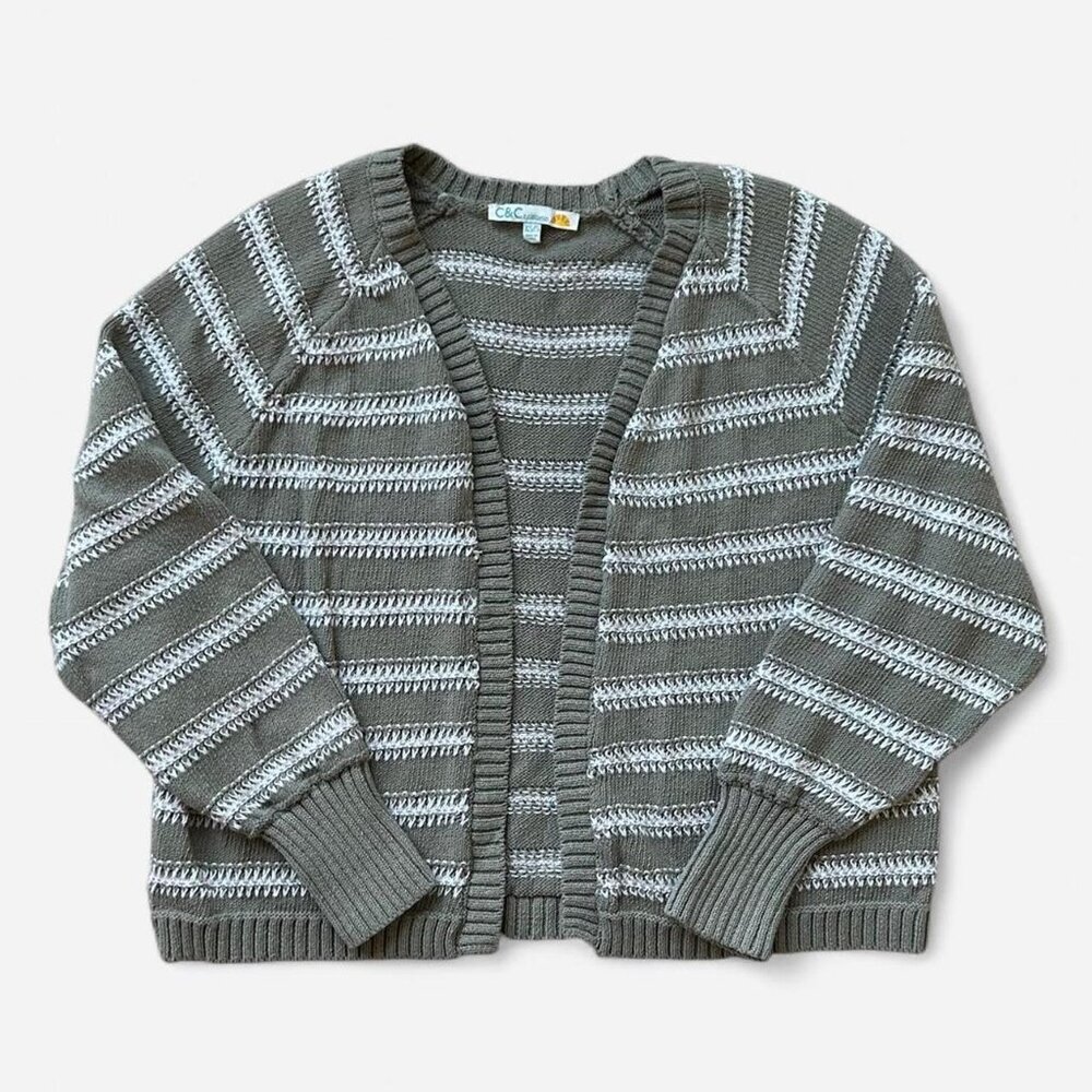 A New Day Pink Knit Button Front Cardigan